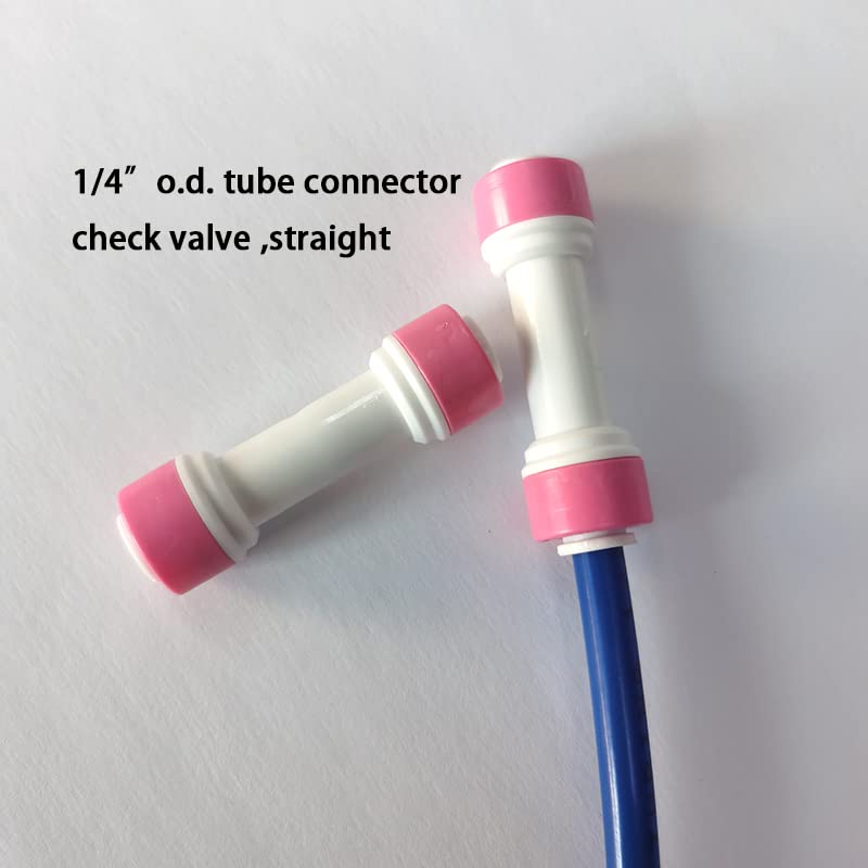 Malida Water purifier quick Push to Connect, RO water filter fittings 1/4 inch tubing quick connect,Ball Valve, Check Valve,Tee Set Of 12 (Connector set of 12) - Image 4